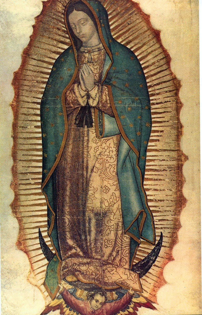 La Virgen de Guadalupe. La Virgen de Guadalupe.